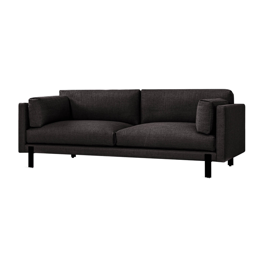 Sofa - Silverlake Andorra Espresso Black 86"