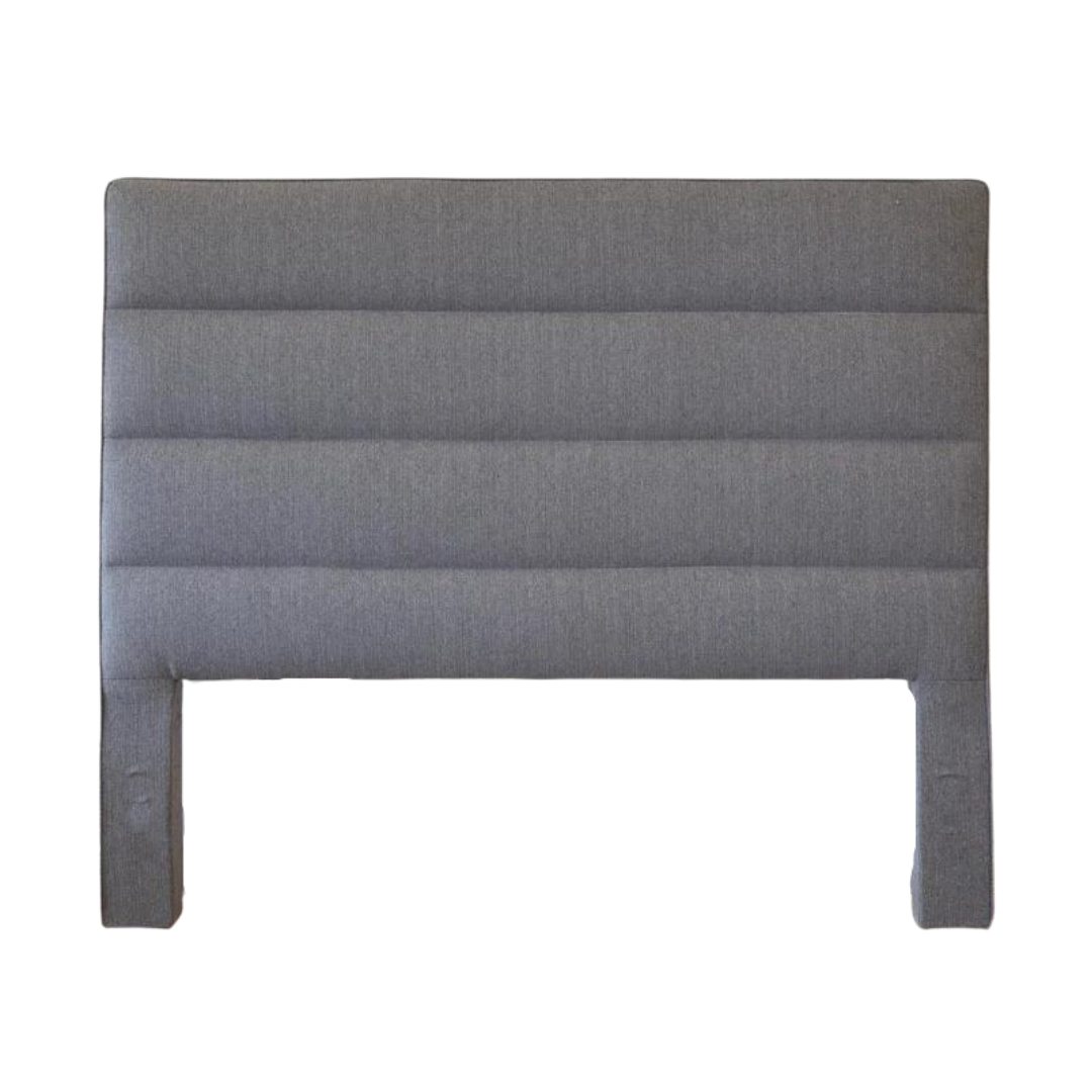 Headboard - Queen Stallion Grey 4 Horizontal Sections
