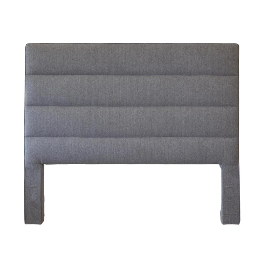 Headboard - Queen Stallion Grey 4 Horizontal Sections