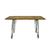 Console - Hairpin Leg Rustic Wood Top - 48"