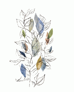 Art - Spring Leaves II - Small - CLEARED 18" X 24"