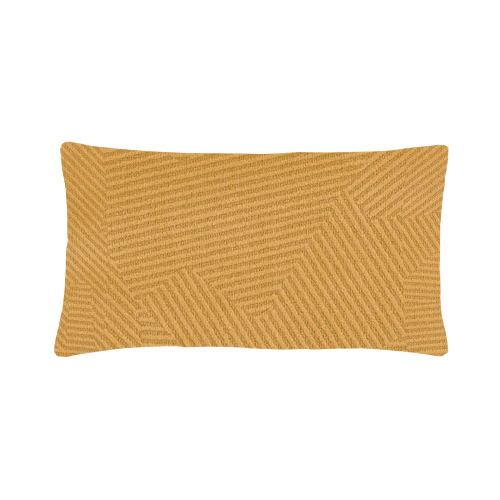 12x16 Gold Velvet w/Geometric Striped Texture