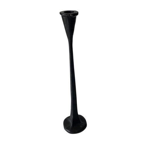 Large Cast Iron Taper Holder 14.5"