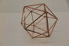 Decorative Ball - Polygon Antique Copper Small