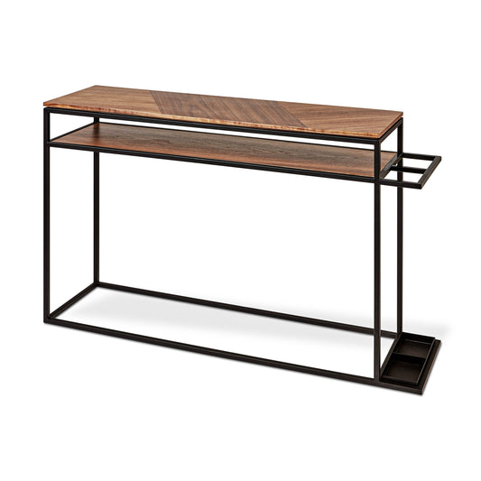 Console - Tobias Walnut & Black - 42"