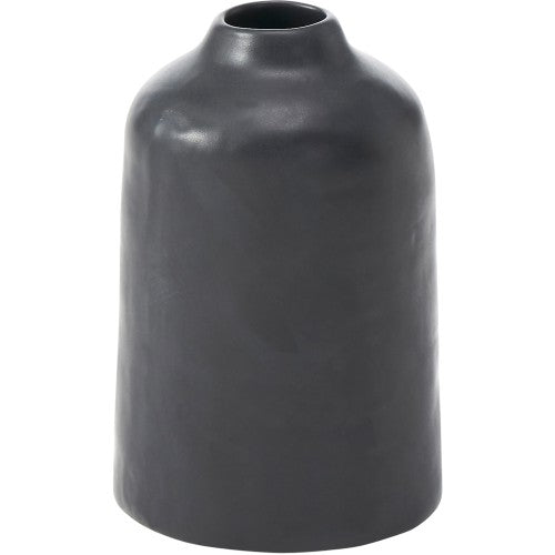 Large Ceramic Stoneware Black Matte Satin Finish