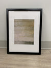 Art - Beige Lined Gradient Water Colour - Small - CLEARED 13" X 17"