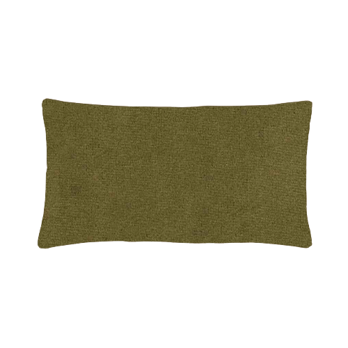 Pillow - 12x16 Olive Green Velvet