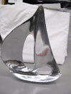 Sculpture - Sail Boat Rounded Chrome Large