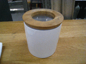 Canister - Wood & Glass 1