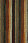 18x18 - Red & Orange & Neutral Woven Stripe