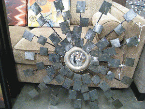 Metal Burst Squares Grey