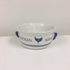 Bowl - Chick Soup Blue & White