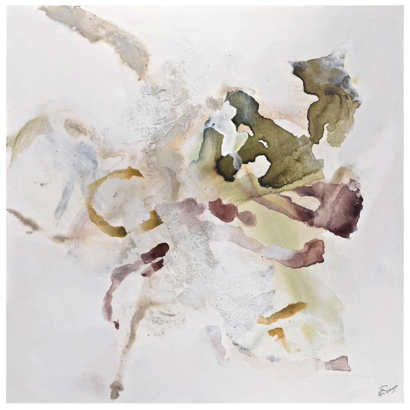 Art - Topanga Pink & Green Large 48" X 48" CLEARED