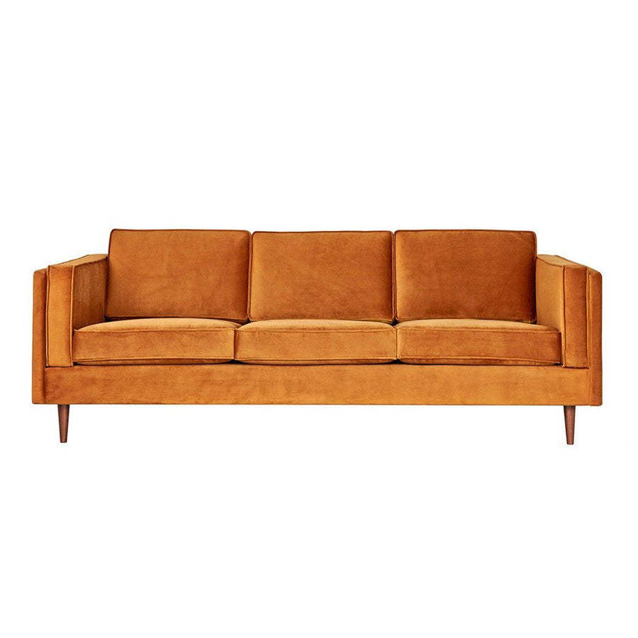 Sofa - Adelaide Velvet Rust 84"