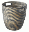 Basket - Woven Grass & Grey