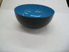 Bowl - Large Blue & Black Matte Lacquered Bowl