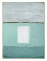 Art - Azure Blue II - Small - CLEARED 14" X 19"