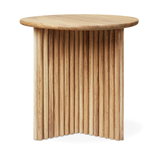 Side Table - Odeon White Oak Round Gus Modern
