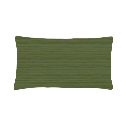 Pillow - 12x16 Moss Green Velvet w/Striped Texture