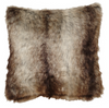 18x18 - Faux Fur Brown