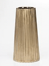 Gold Tapered Ribbed Tall