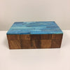 Box - Small Blue & Wood