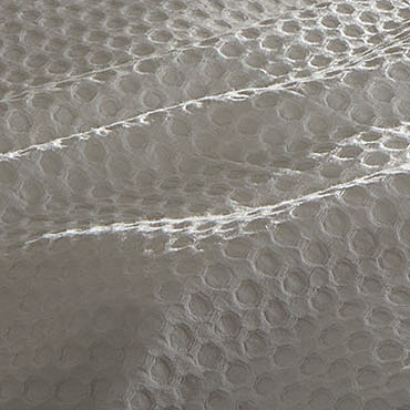 Queen White Honeycomb Weave