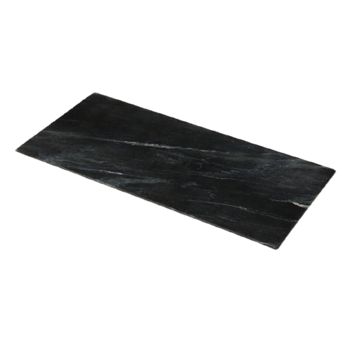Serving Black Marble Semi-Matte Rectangle