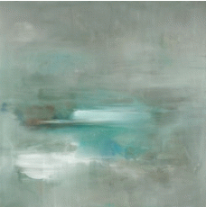 Art - Misty Blue Azura Sea Medium 39" X 39" CLEARED