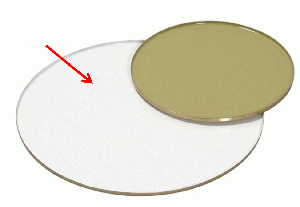 Tray - White Round Iron