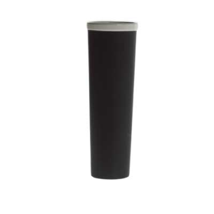 Brim Black Vase