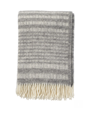 Roy Grey Stripes w/ Fringe