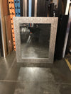Mirror - Rectangle Rustic Silver Frame 21"x25"