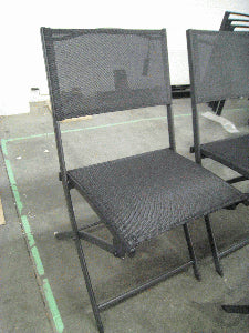 Outdoor Chair - Black Foldable