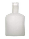 Bottle Frosted White Wide