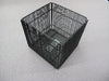 Candle Holder - Grid Metal Black Square Wire