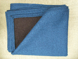 Queen Reversible Blue/ Brown Wool