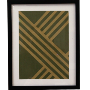 Art - Green Line 3 - SMALL - Cleared 15" x 12"