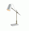 Table Lamp - Matte White Marble Base