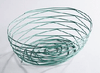 Bowl - Wire Blue Oval